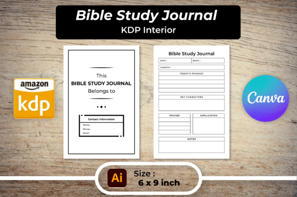 Bible Study Journal for KDP Interior