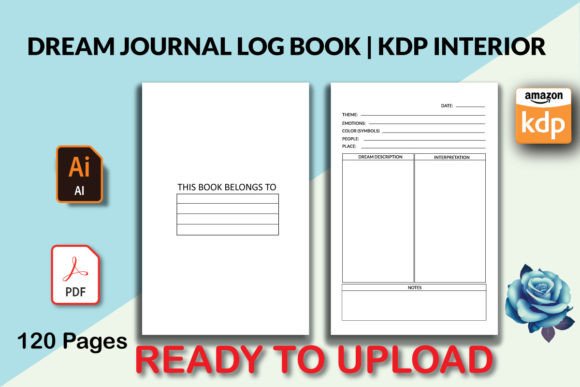 Dream Journal KDP Interior Template