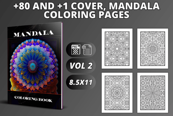 Mandala Coloring Pages - VOL 2: A Deep Dive into Psychedelic Art for Relaxation and Creativity