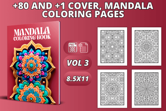 Mandala Coloring Pages – VOL 3: A Designer’s Creative Resource