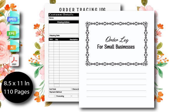 Order Log for Small Business KDP Interior: A Reliable Foundation for Streamlined Sales Tracking