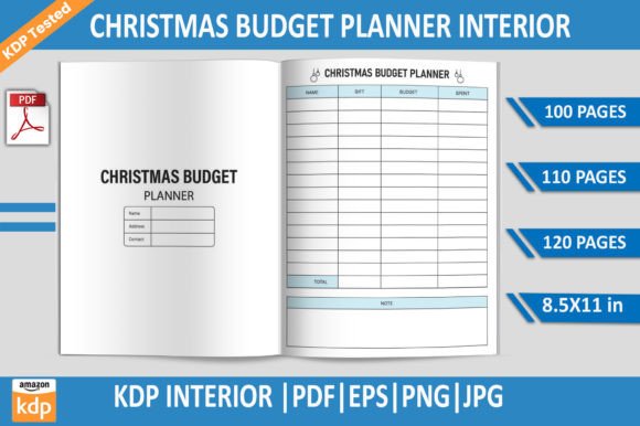 The Strategic Advantage of a Christmas Budget Planner KDP Interior
